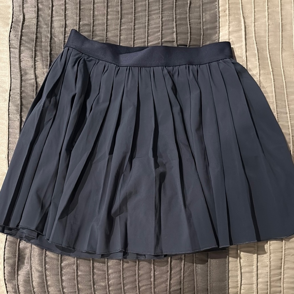 Gilly Hicks Navy Blue Pleated Tennis Skirt